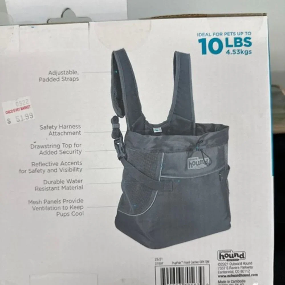 Front Carrier Backpack for Dog - 1 pc
